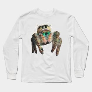 Furry Jumping Spider Long Sleeve T-Shirt